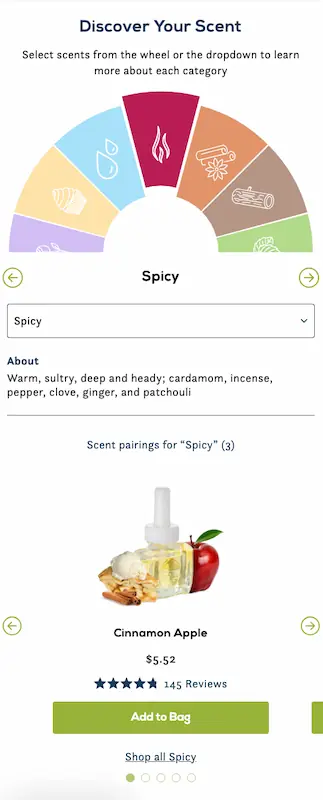Scentfill mobile screenshot 2