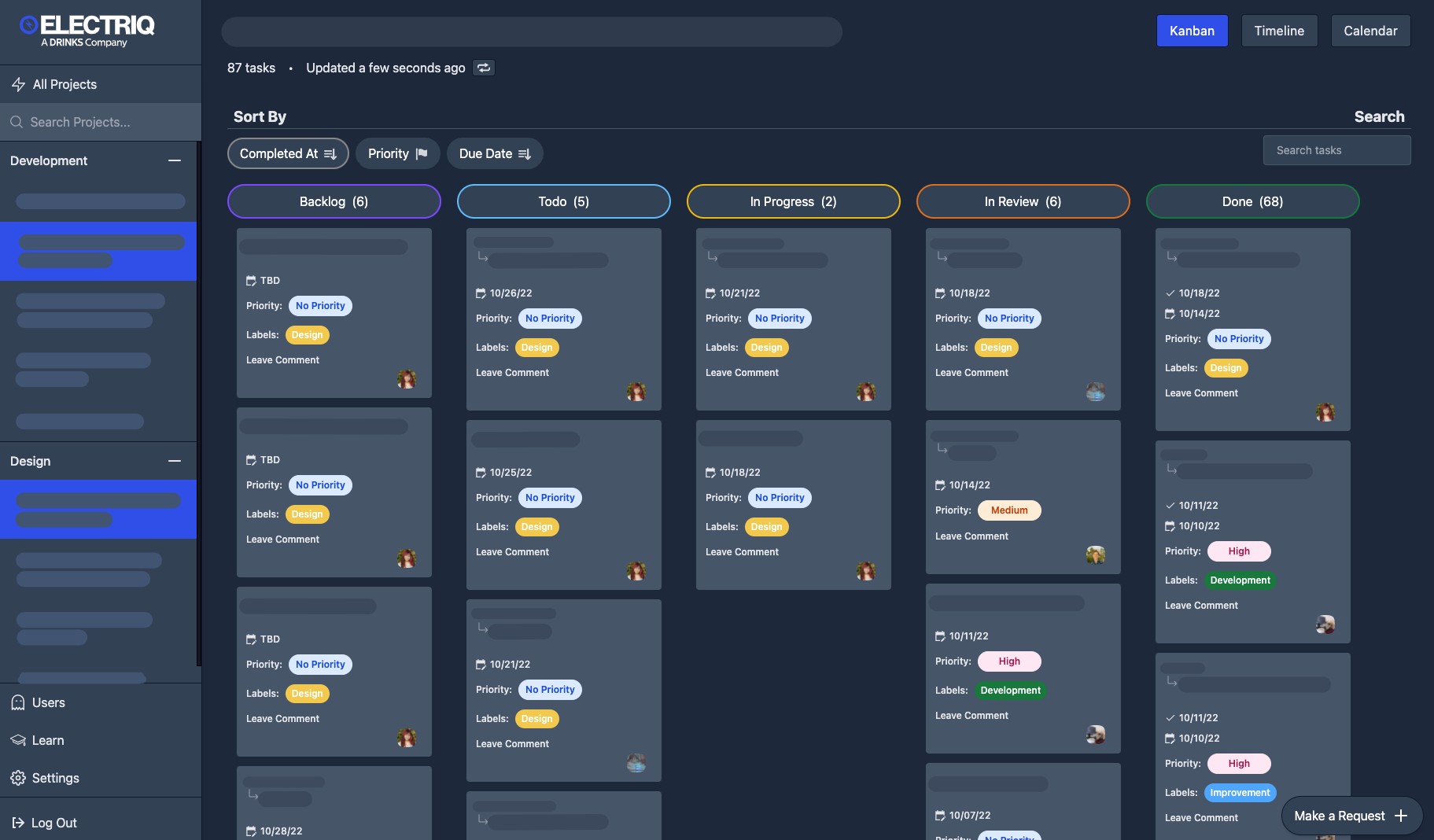 Electriq Dashboard desktop screenshot 3