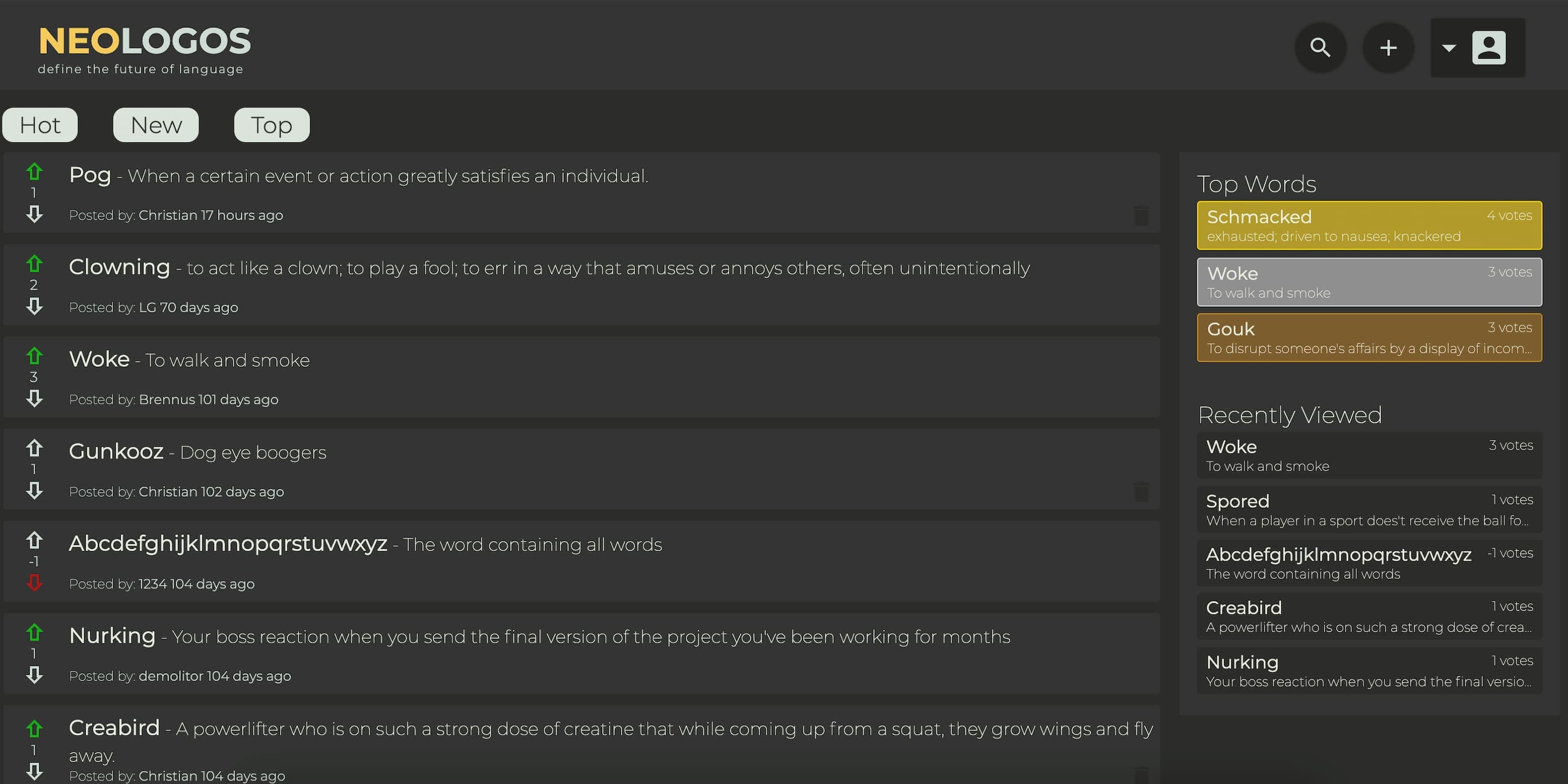 NeoLogos desktop screenshot 2