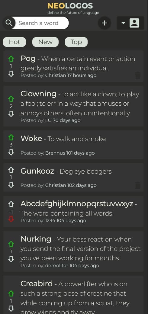 NeoLogos mobile screenshot 1