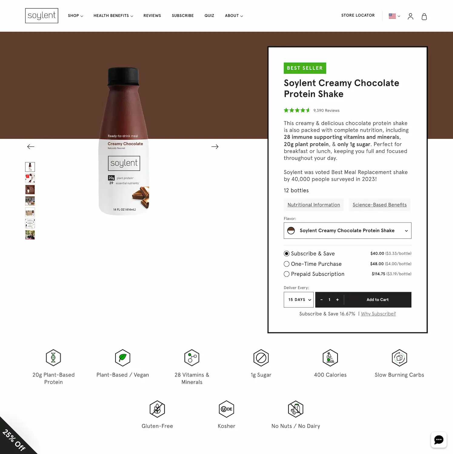 Soylent desktop screenshot 3