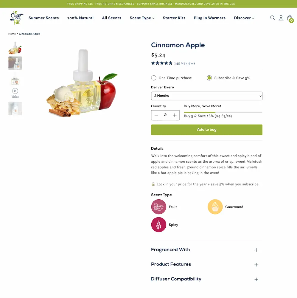 Scentfill desktop screenshot 3